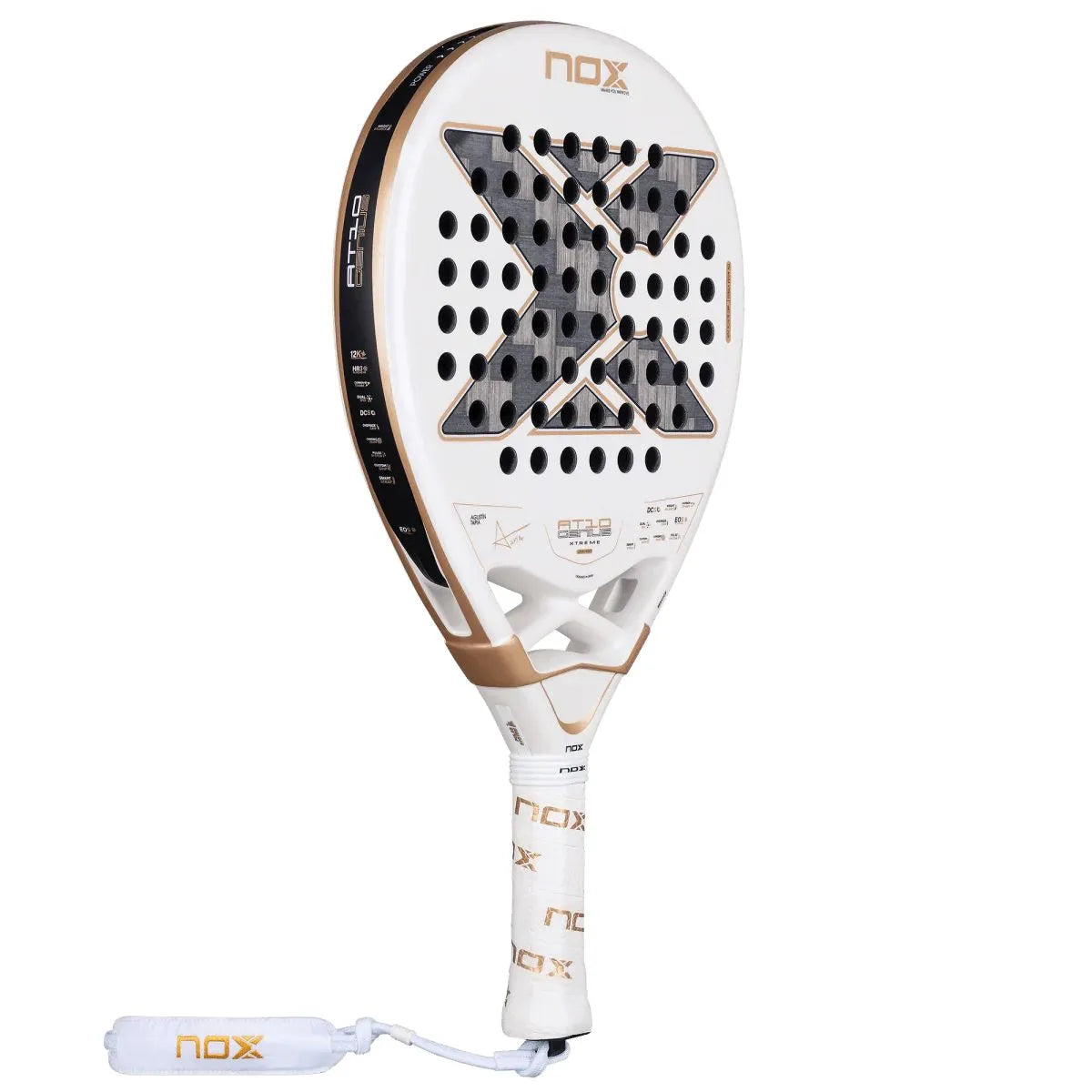 RAQUETA DE PÁDEL NOX AT10 GENIUS 12K ALUM XTREME BY AGUSTIN TAPIA 2026