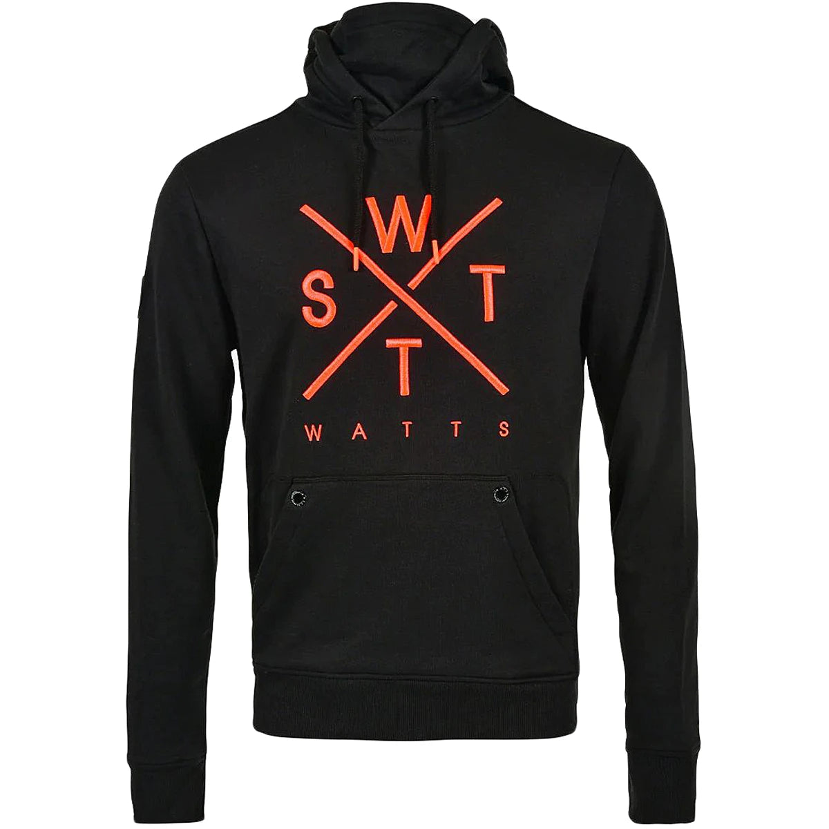 SUDADERA WATTS SPRAY CON CAPUCHA Y LOGO