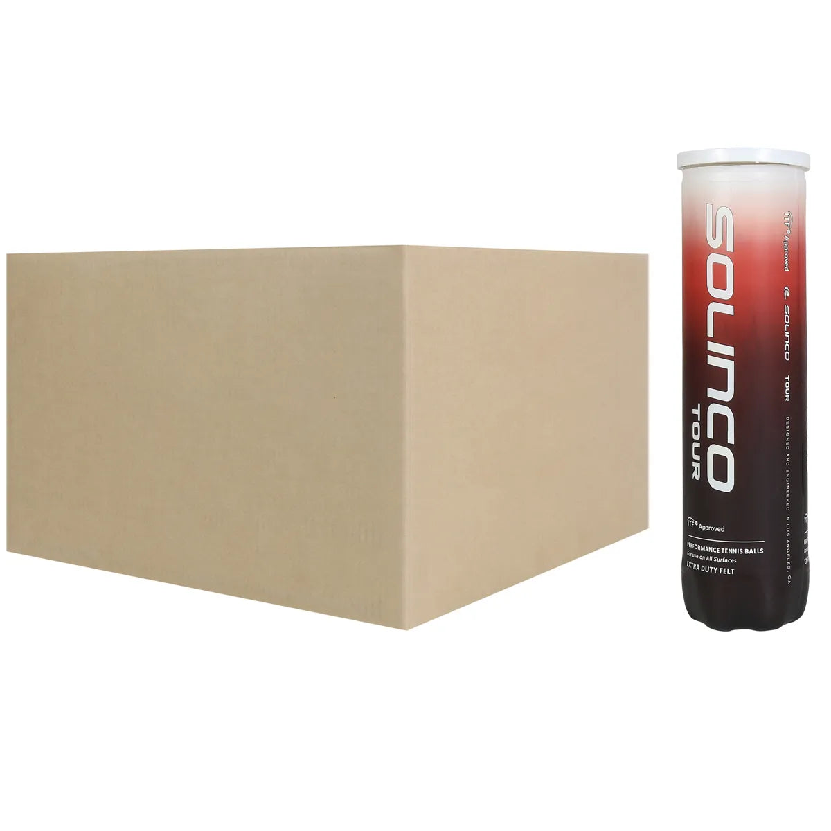 CAJA DE 24 TUBOS DE 4 PELOTAS SOLINCO