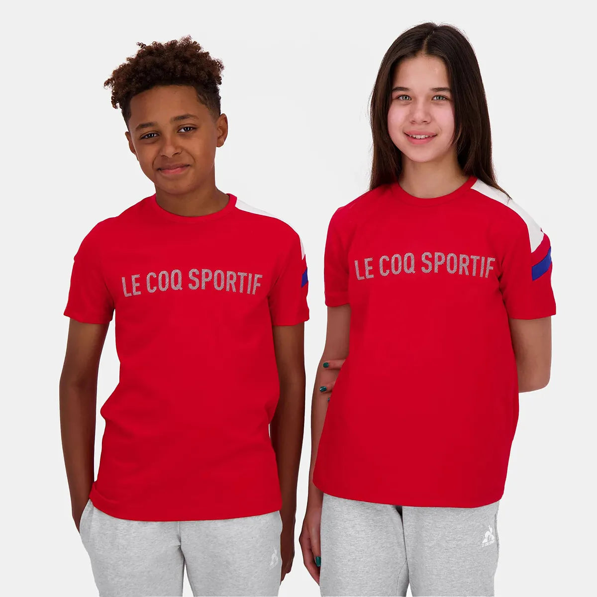 CAMISETA LE COQ SPORTIF JUNIOR TRICOLOR