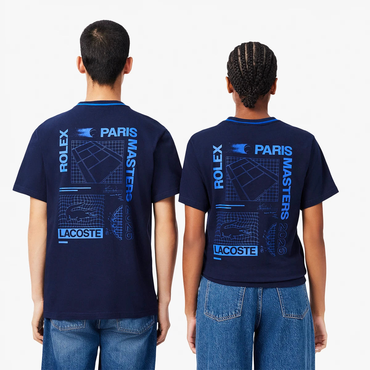 CAMISETA LACOSTE ROLEX PARIS MASTERS GRAPHIC
