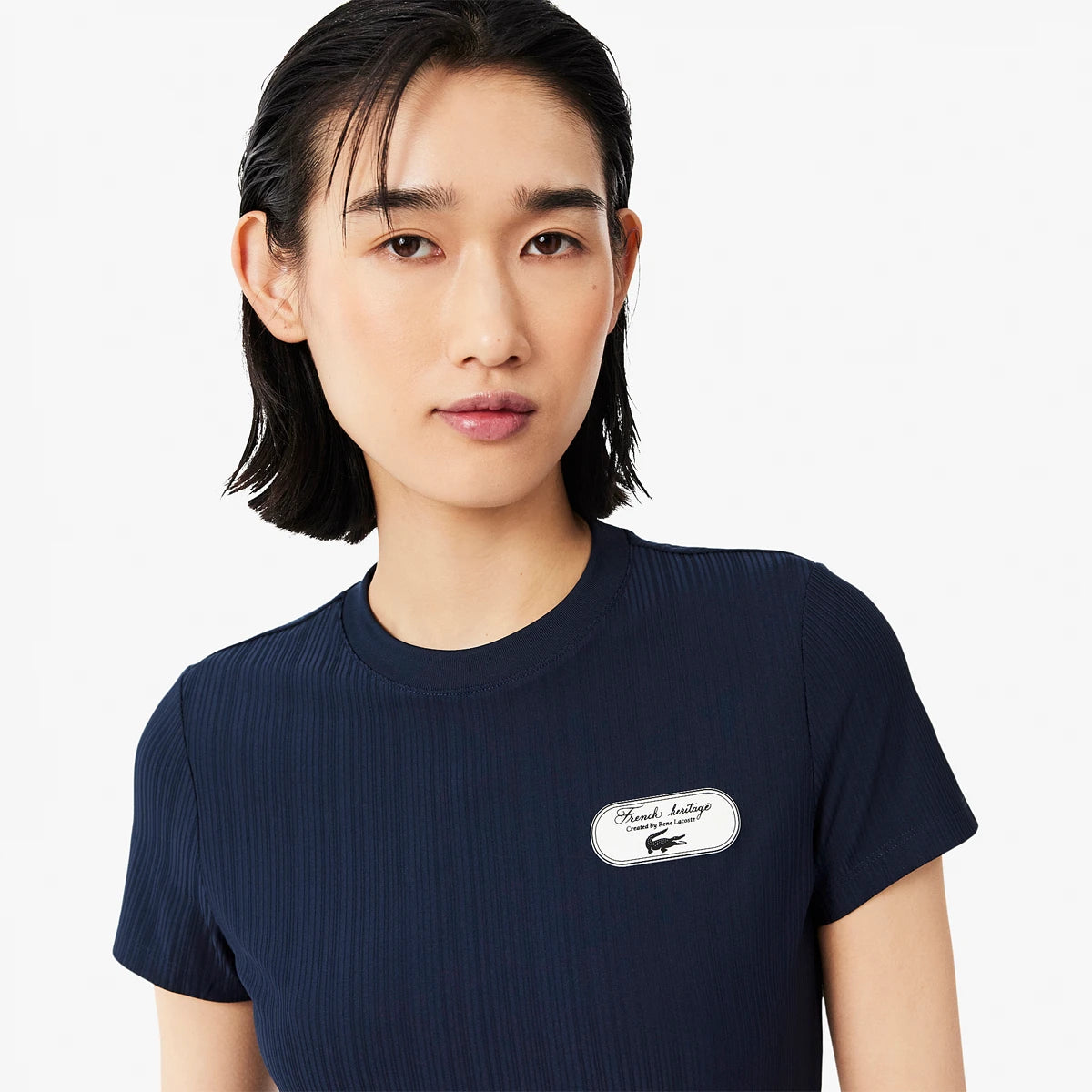 CAMISETA MUJER LACOSTE HERITAGE
