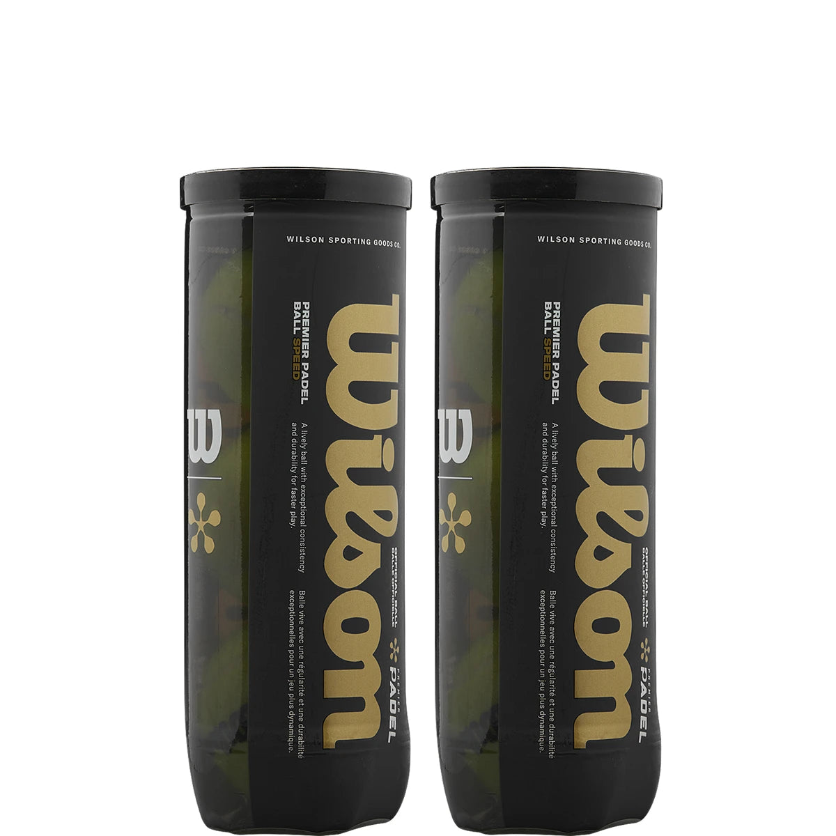 BIPACK DE 3 PELOTAS DE PÁDEL WILSON PREMIER PADEL SPEED