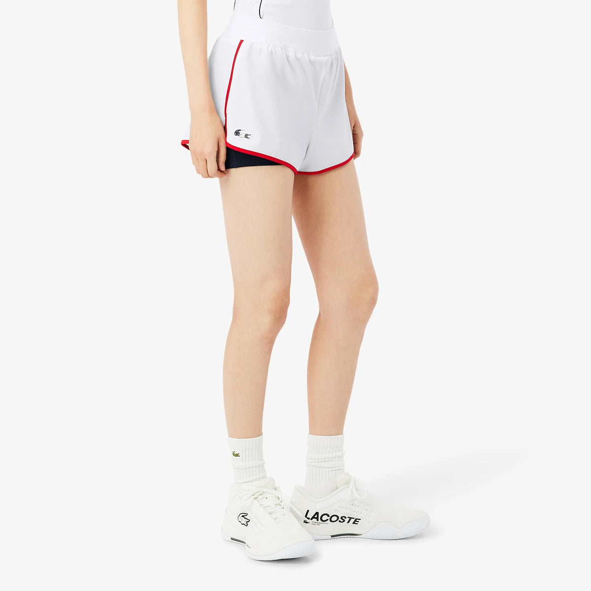 SHORT LACOSTE MUJER FRENCH TEAM