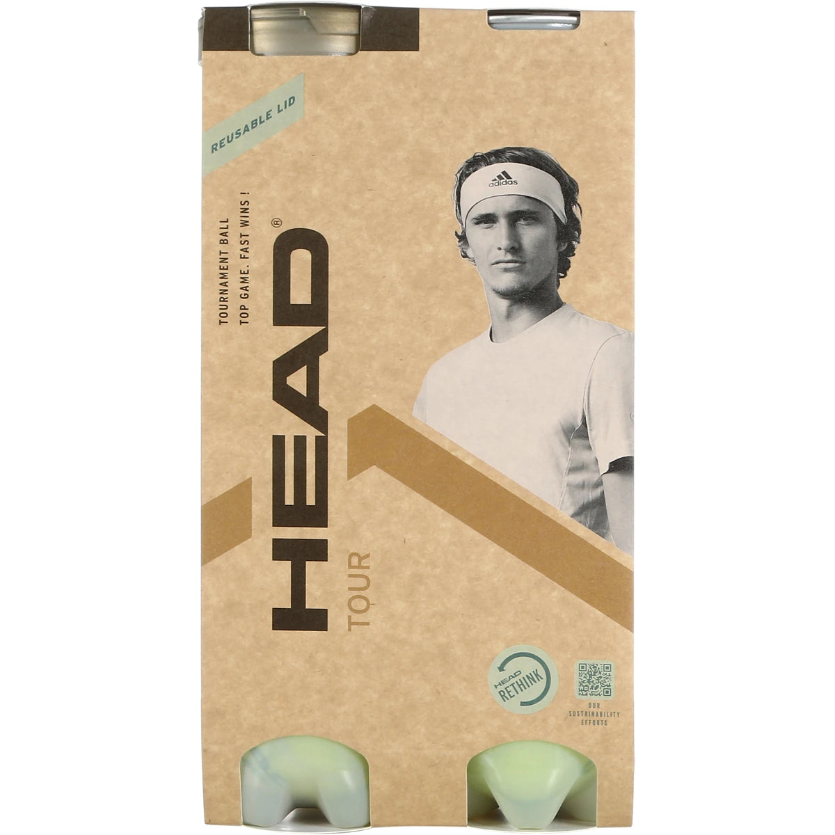 BIPACK DE 4 PELOTAS HEAD TOUR