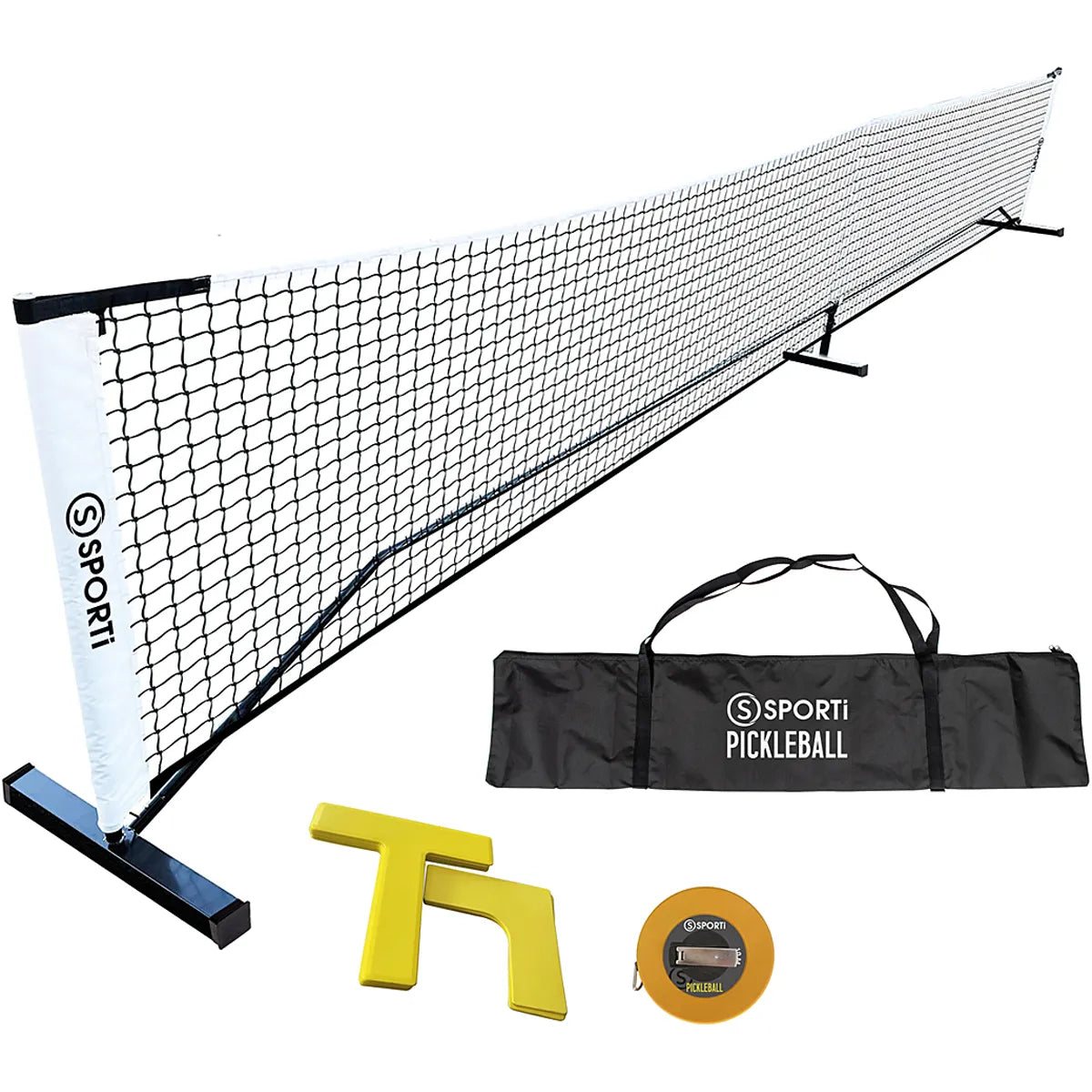 KIT DE PISTA DE PICKLEBALL: RED CON ESTRUCTURA + MARCADO