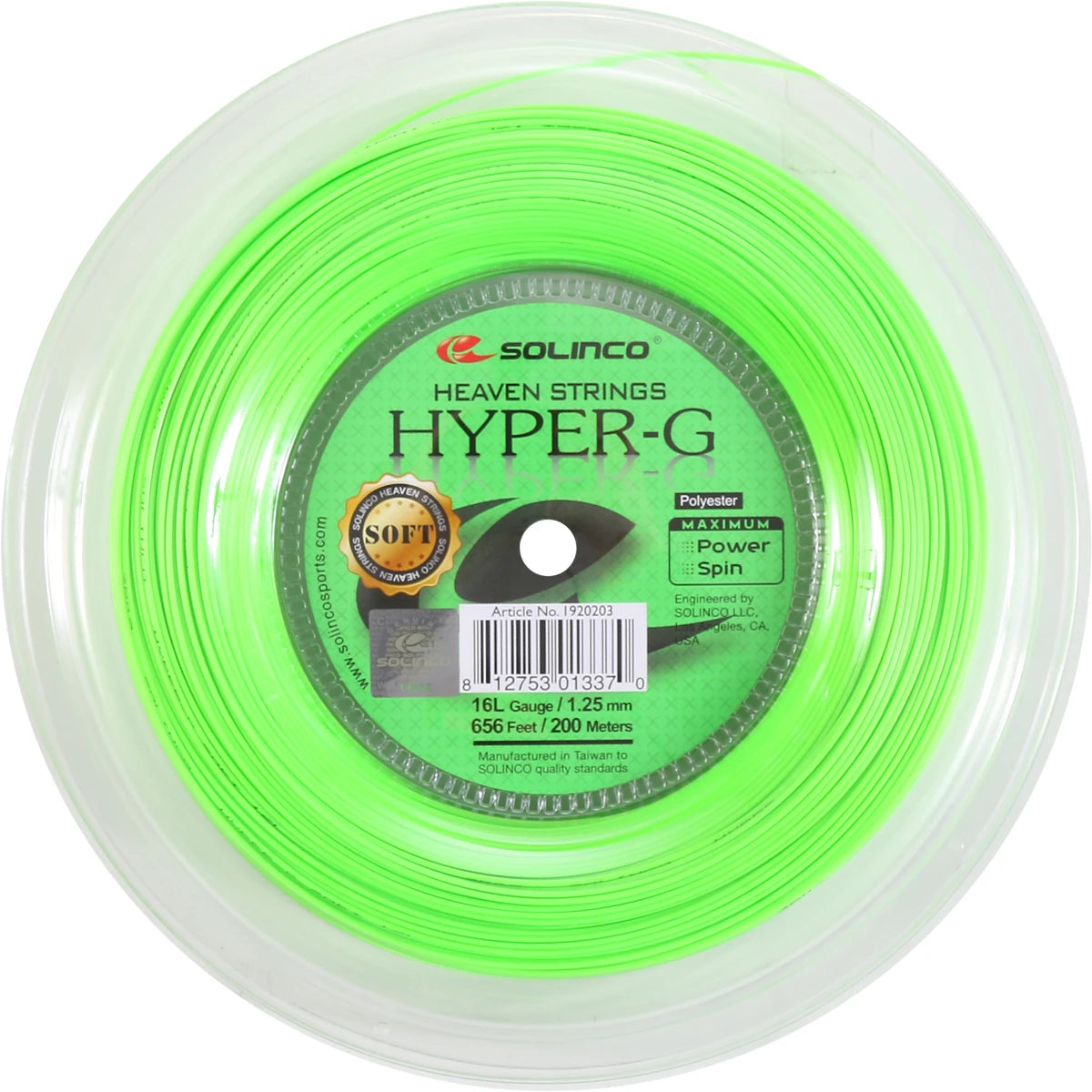 BOBINA SOLINCO HYPER-G SOFT (200 METROS)