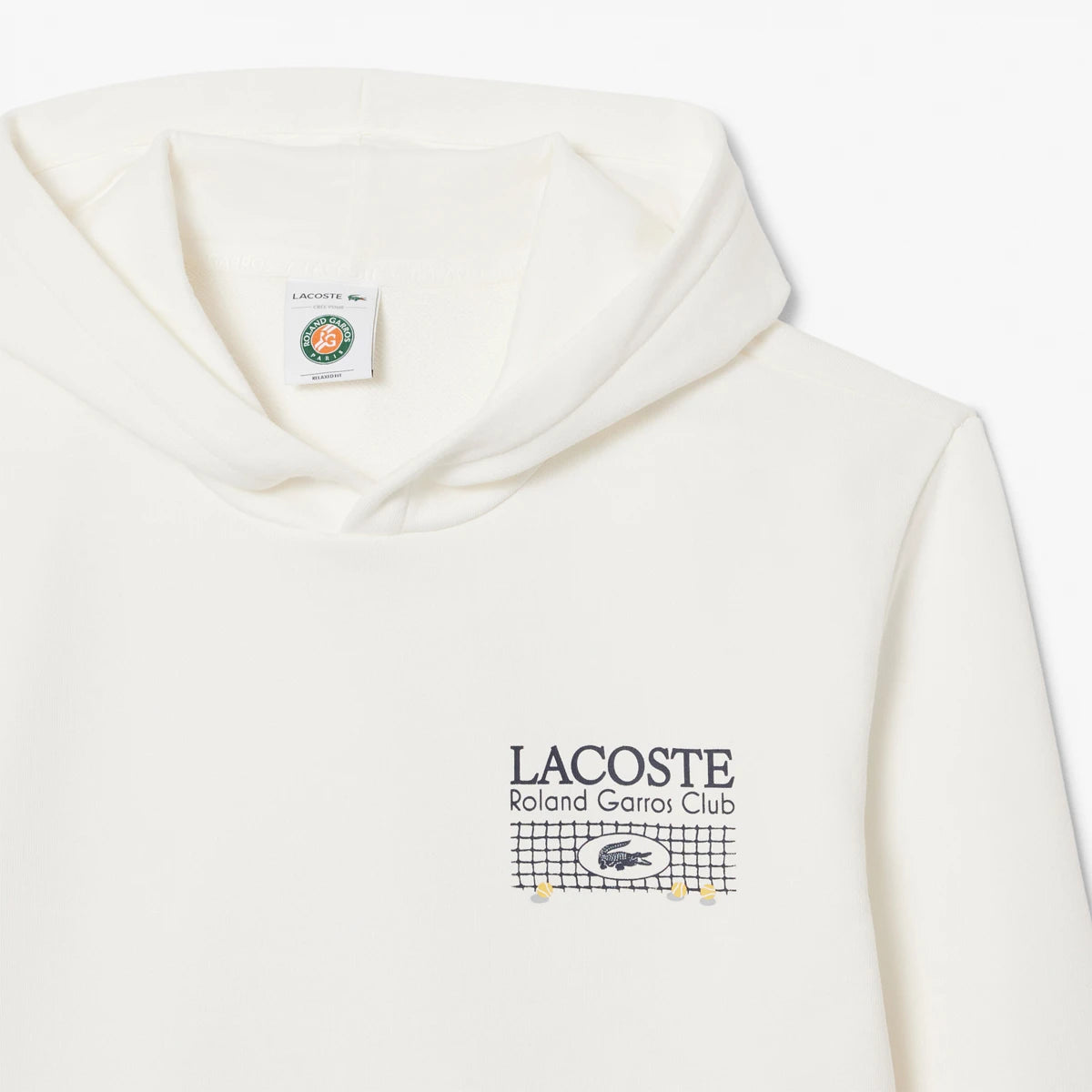 SUDADERA LACOSTE ROLAND GARROS CLUB GRÁFICA