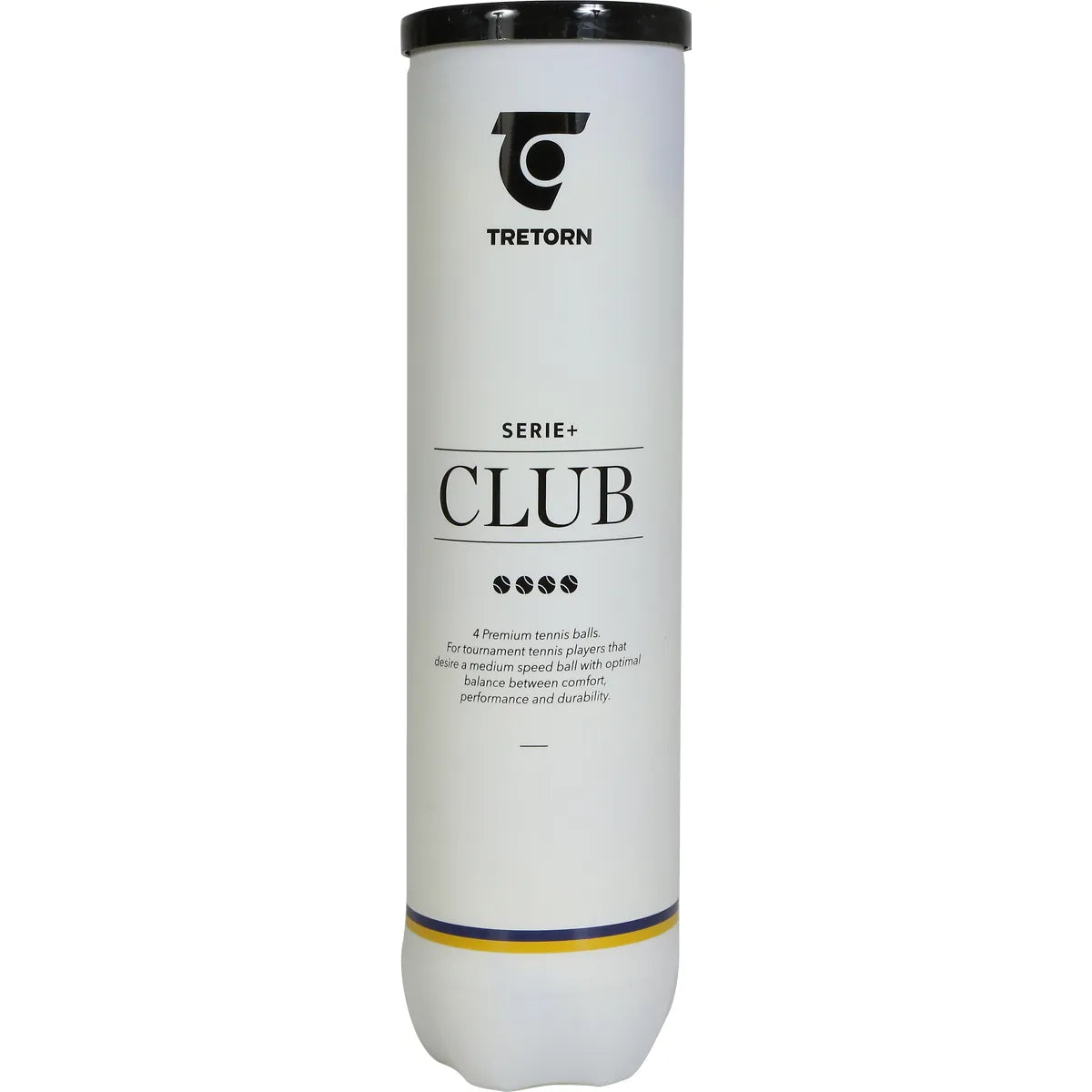 TUBO DE 4 PELOTAS TRETORN SERIE+CLUB