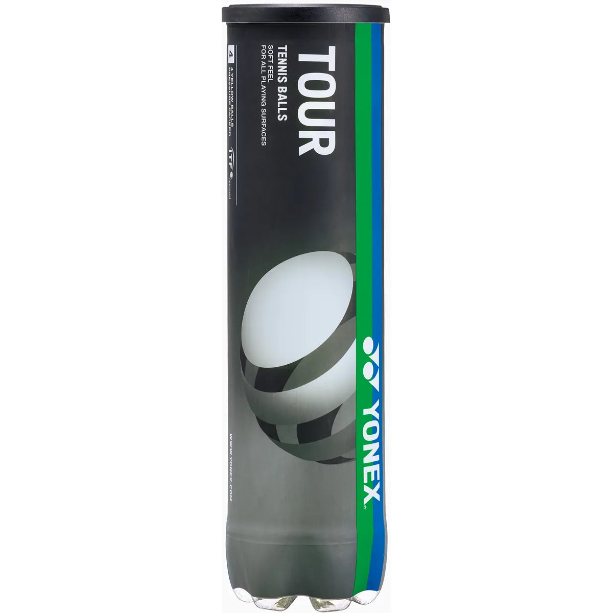 TUBO DE 4 PELOTAS YONEX TOURNAMENT
