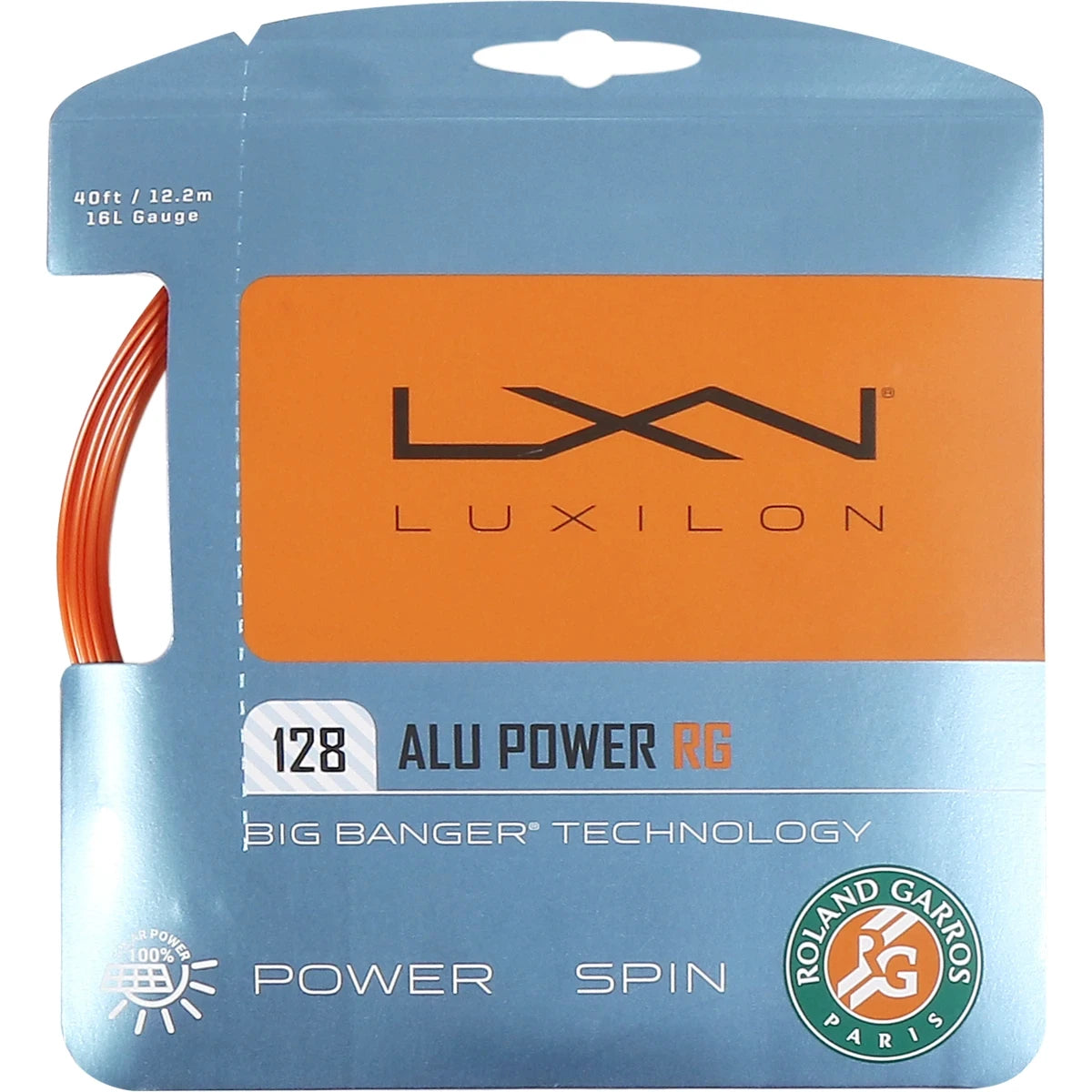 CORDAJE LUXILON BIG BANGER ALU POWER ROLAND GARROS (12 METROS)
