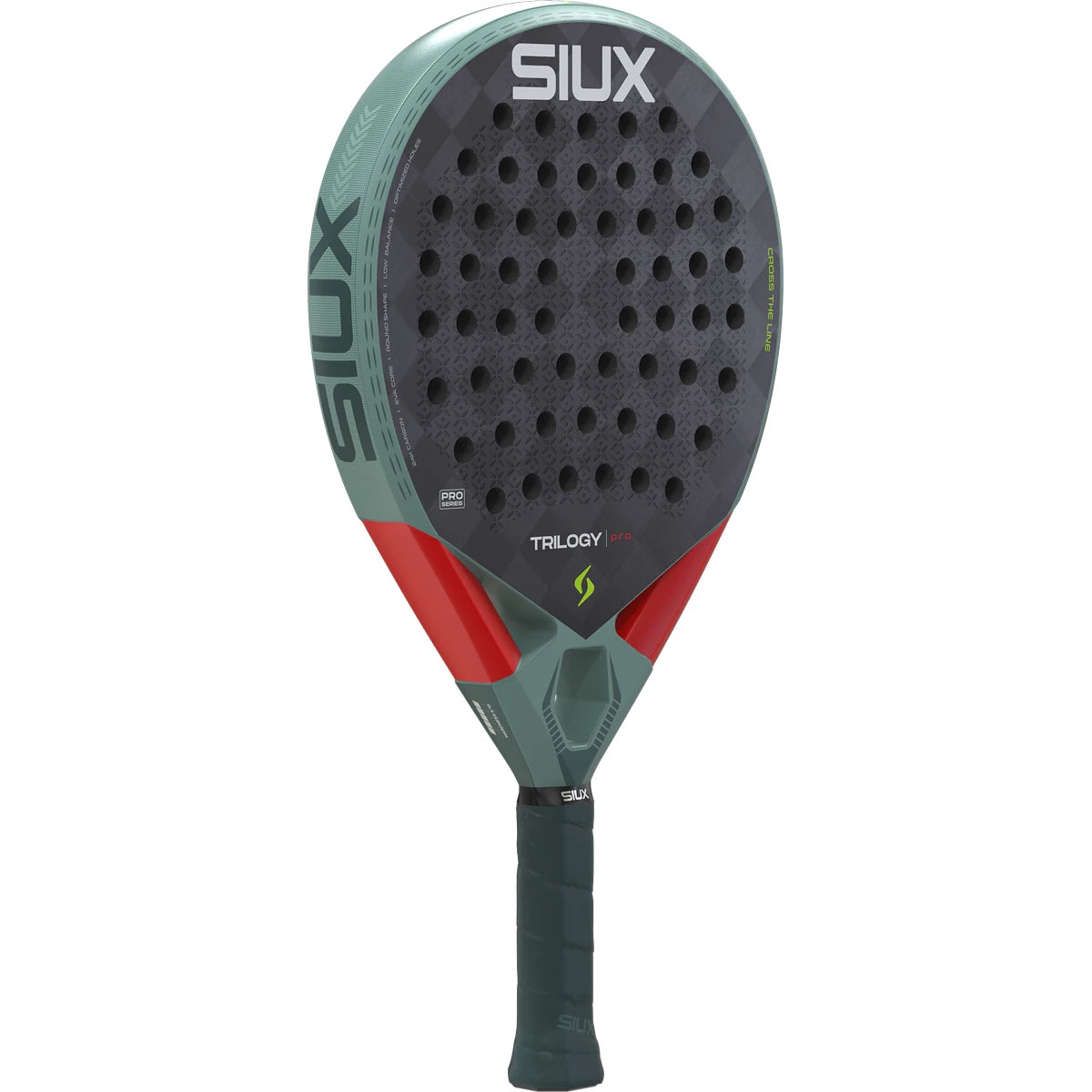 Raqueta Test de Pádel Siux Trilogy Pro 2026 Ash Green
