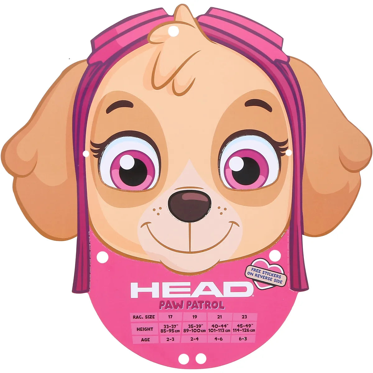 RAQUETA HEAD JUNIOR PAT PATROUILLE STELLA 17
