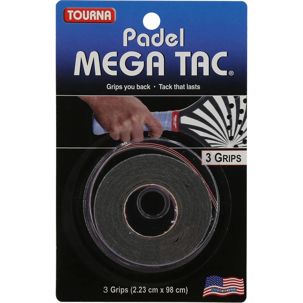 SOBREGRIPS TOURNA MEGATAC PADEL x3
