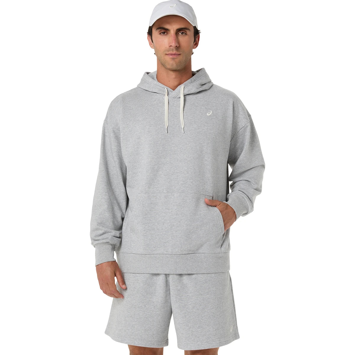 SUDADERA CON CAPUCHA ASICS FRENCH TERRY RELAJADA