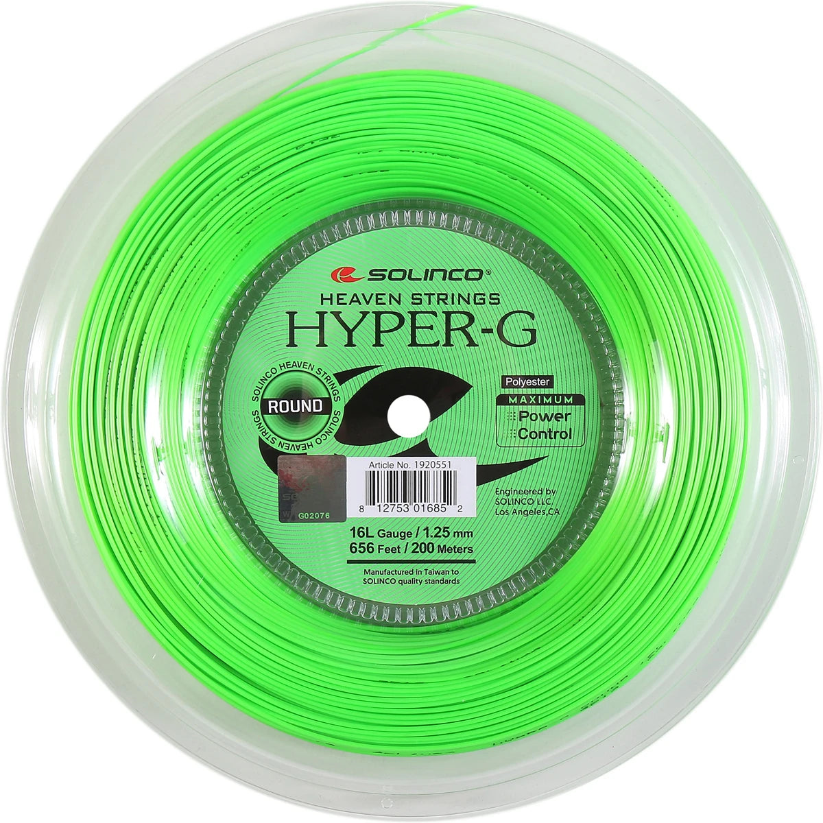 BOBINA SOLINCO HYPER-G ROUND (200 METROS)