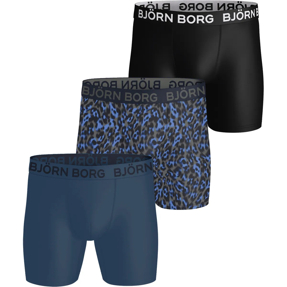 PACK DE 3 BOXERS BJORN BORG SPORTS MICROFIBRA