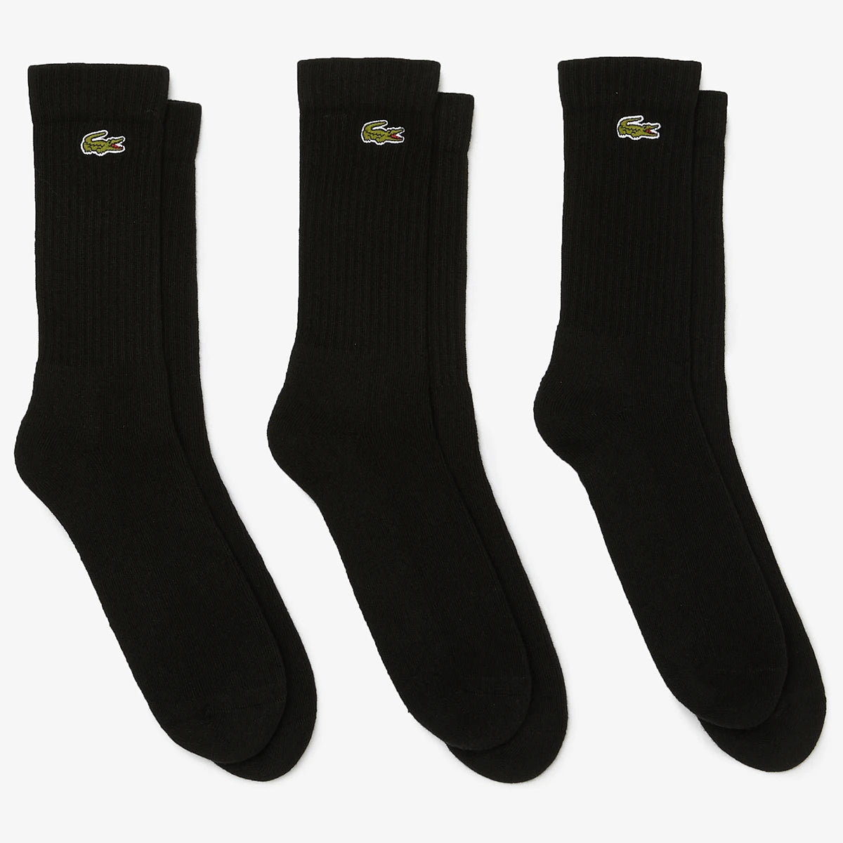 3 PARES DE CALCETINES LACOSTE ATHLETE (MID)