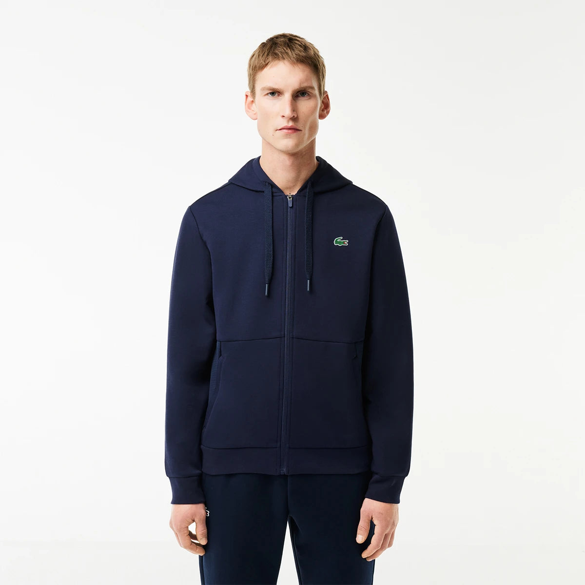 SUDADERA LACOSTE CON CAPUCHA FZ CORE PERRFORMANCE