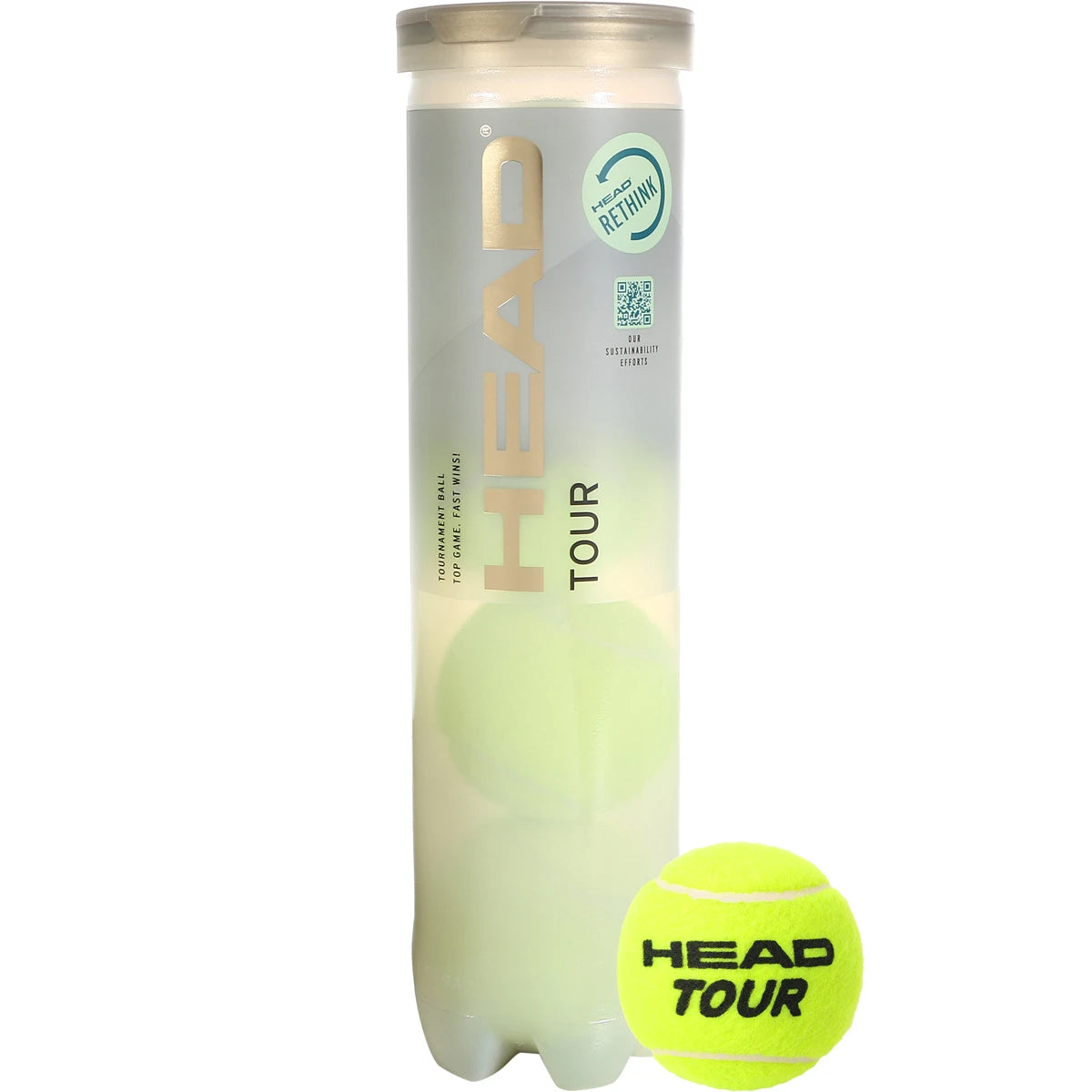 TUBO 4 PELOTAS HEAD TOUR