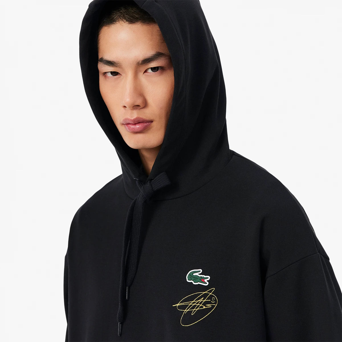 SUDADERA CON CAPUCHA LACOSTE DJOKOVIC ON COURT
