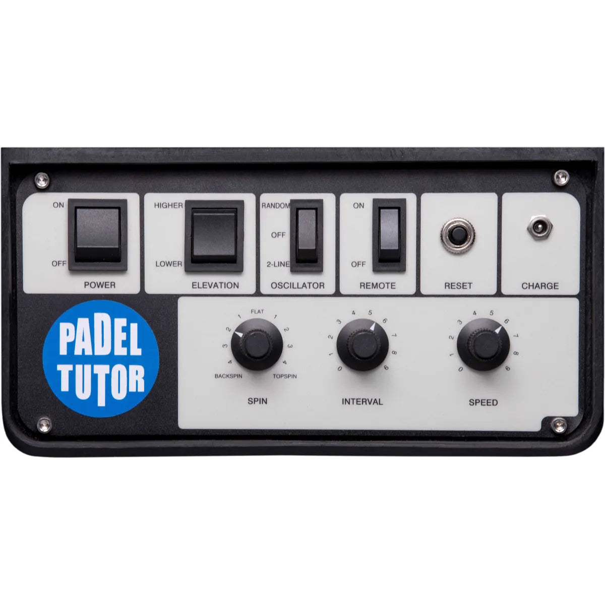 LANZADOR DE PELOTAS TUTOR PADEL BATERÍA (CON MANDO A DISTANCIA)