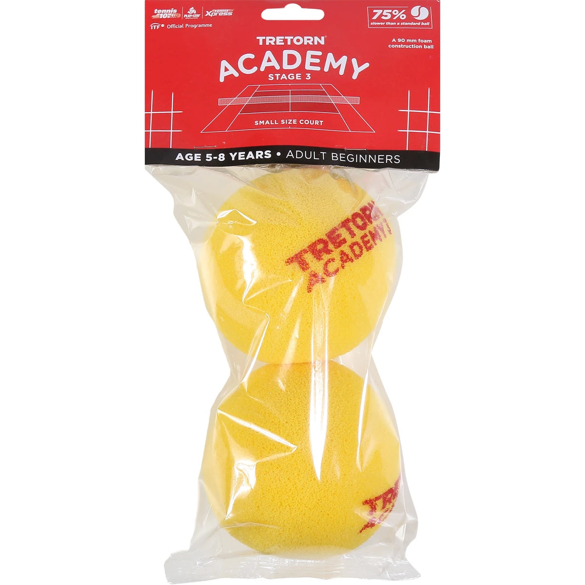PACK DE 2 PELOTAS DE ESPUMA TRETORN