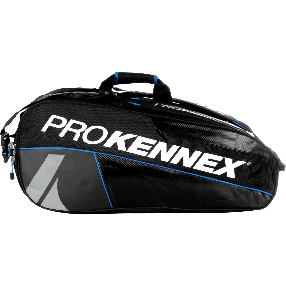 BOLSA DE TENIS THERMO PRO KENNEX TRIPLE BLACK/BLUE