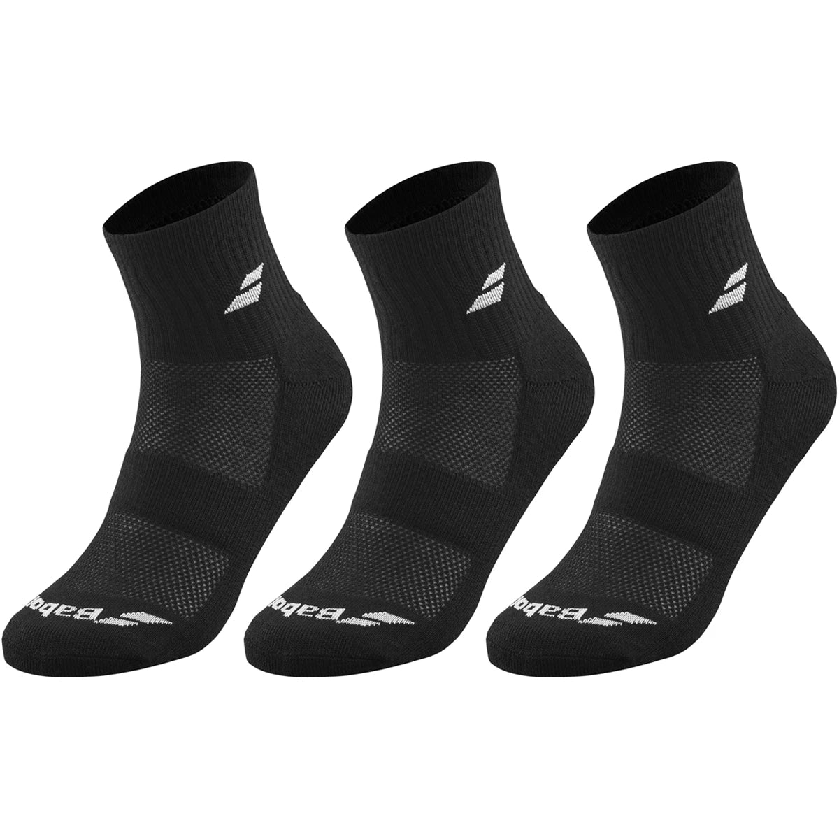 3 PARES DE CALCETINES BABOLAT QUARTER (TOBILLO)
