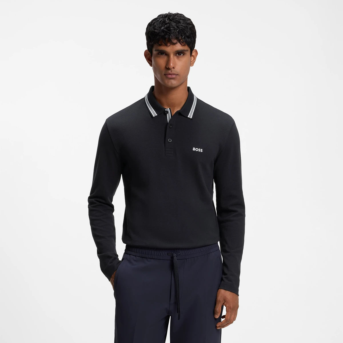 Polo Boss Mangas largas Plisy