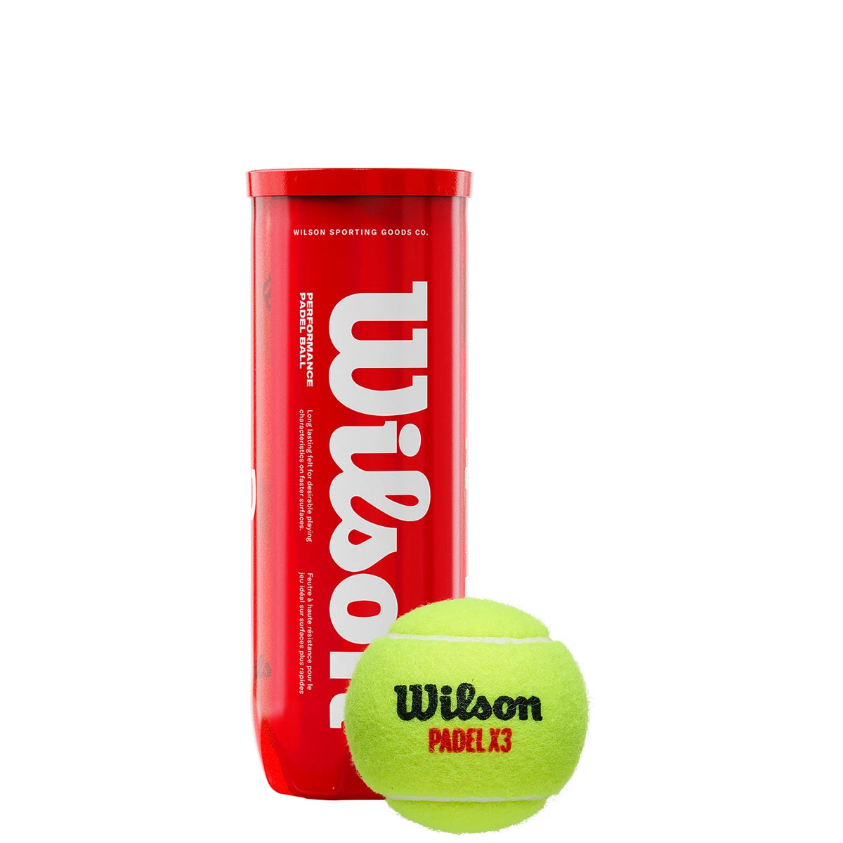 CAJA DE 24 TUBOS DE 3 PELOTAS DE PÁDEL WILSON