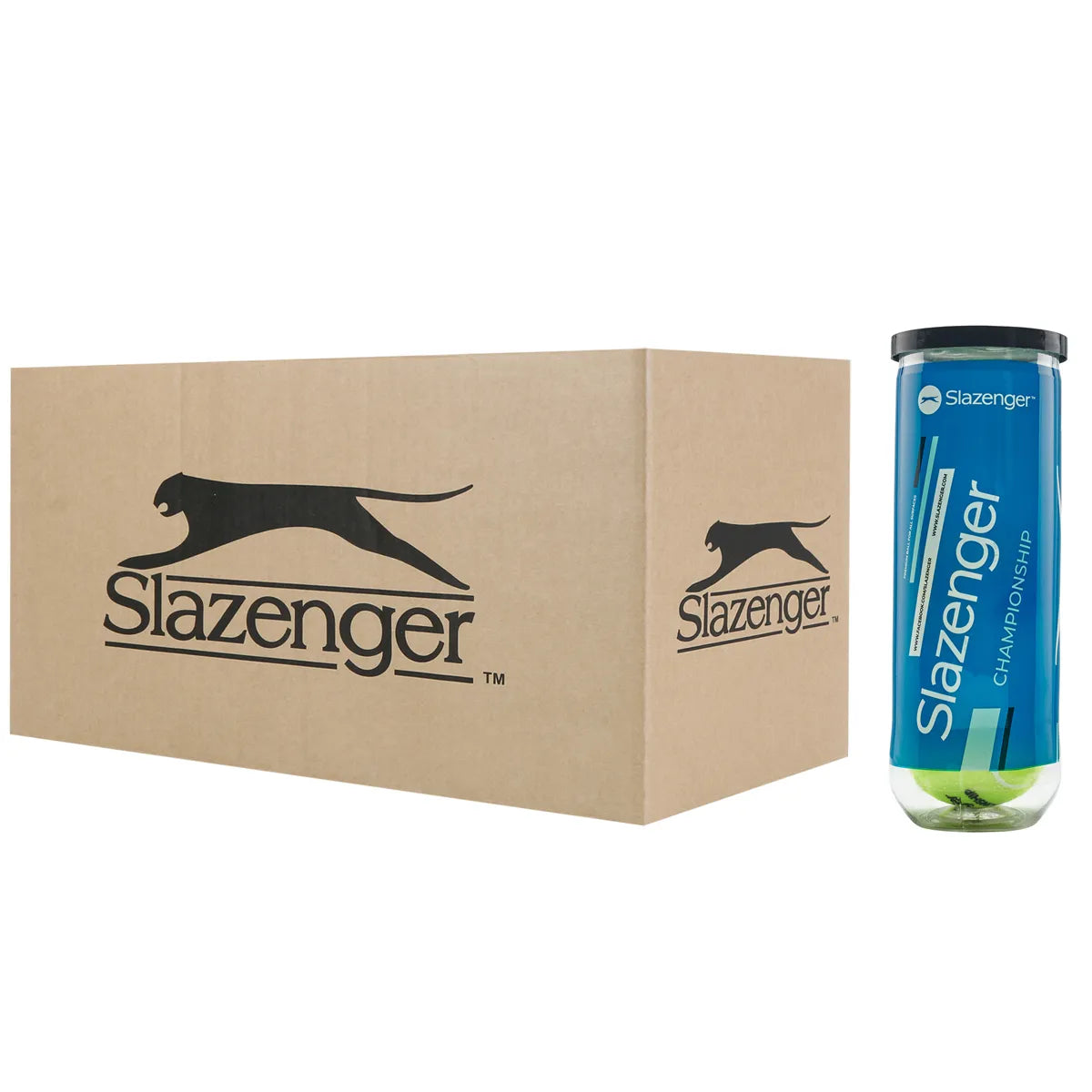 CAJA DE 24 TUBOS DE 3 PELOTAS SLAZENGER CHAMPIONSHIP