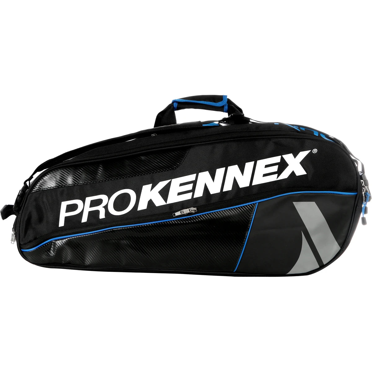 BOLSA DE TENIS THERMO PRO KENNEX TRIPLE BLACK/BLUE