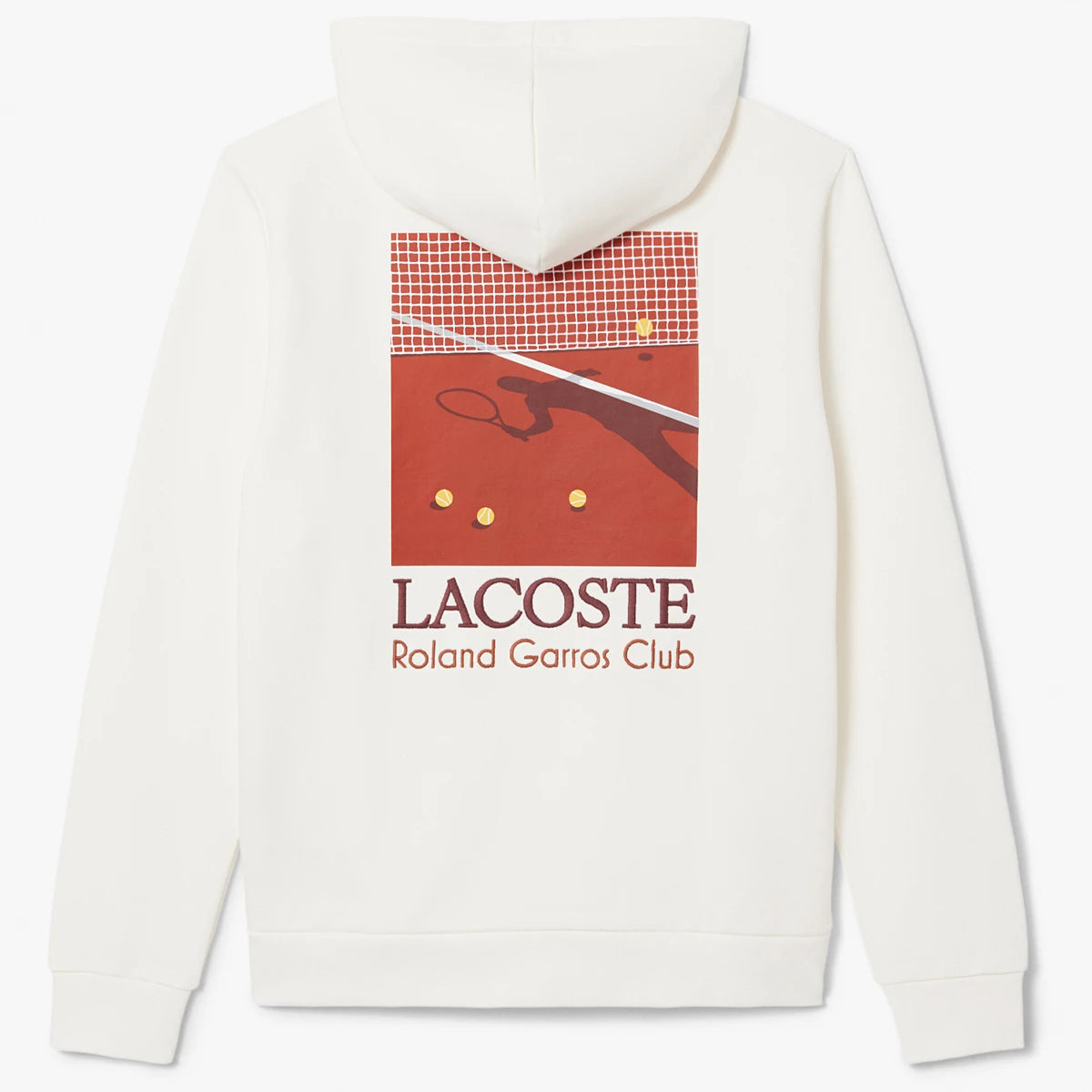 SUDADERA LACOSTE ROLAND GARROS CLUB GRÁFICA