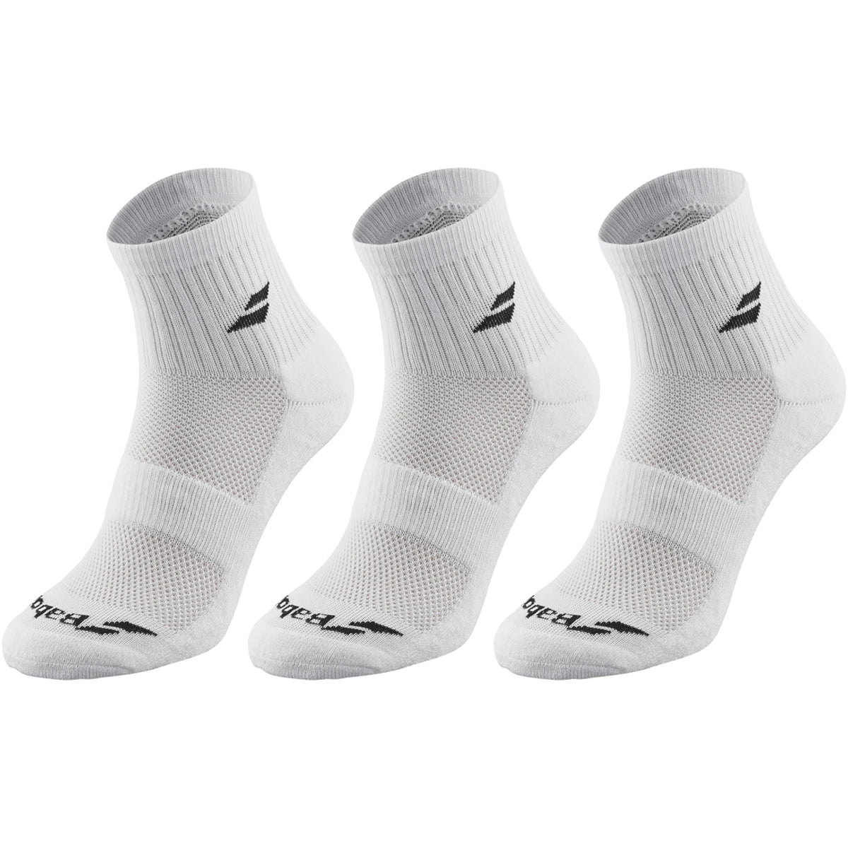 3 PARES DE CALCETINES BABOLAT QUARTER (TOBILLO)