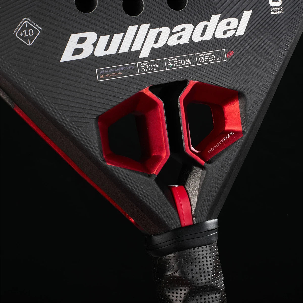 Raqueta Test Padel Bullpadel Hack 05 Hybrid 27