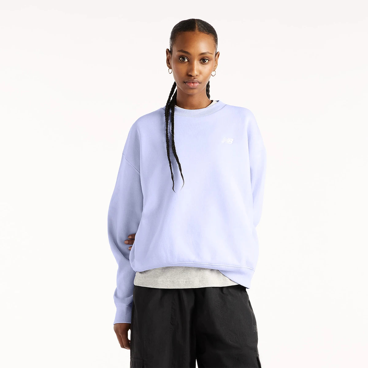 SUDADERA NEW BALANCE MUJER FLEECE CREW