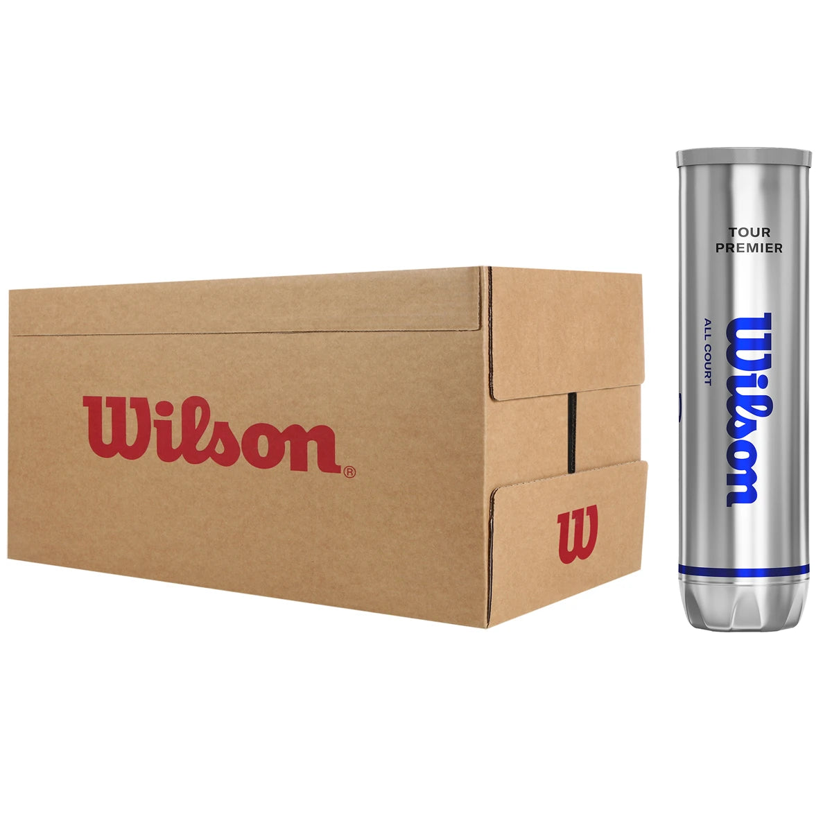 CAJA DE 18 TUBOS DE 4 PELOTAS WILSON TOUR PREMIER