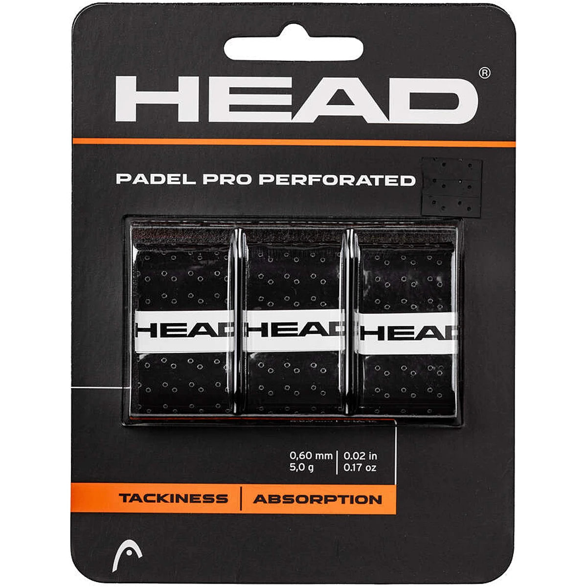 SOBREGRIPS HEAD PADEL PRO PERFORADOS x3