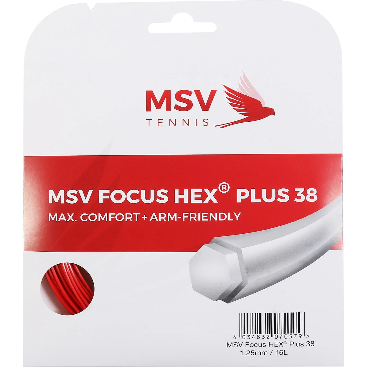 CORDAJE MSV FOCUS HEX PLUS 38 (12 METROS)