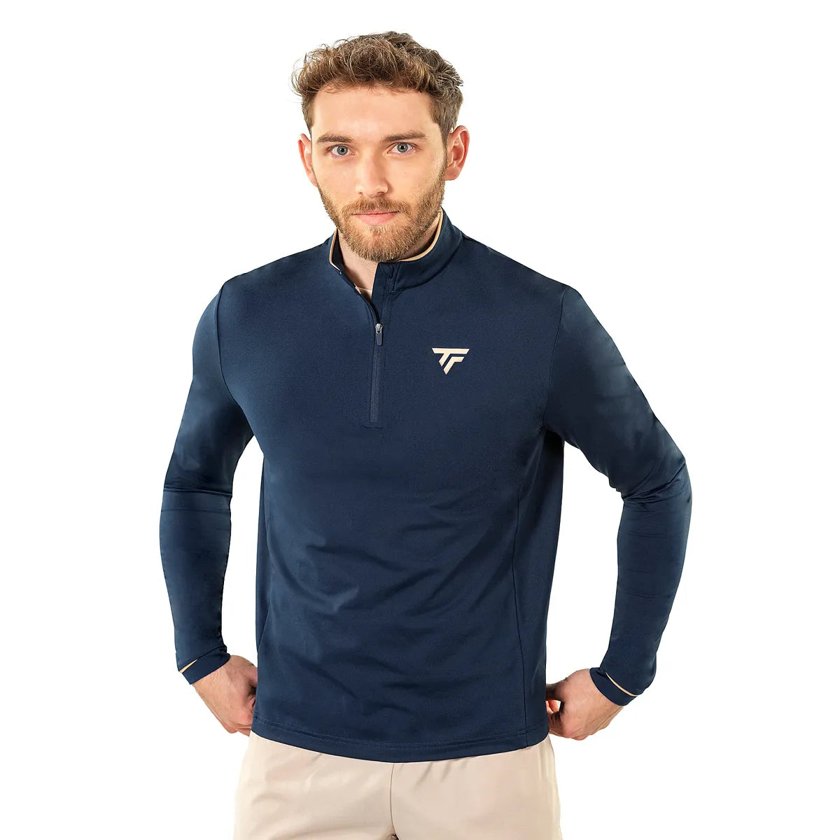 SUDADERA TECNIFIBRE THERMO CREMALLERA MARINA