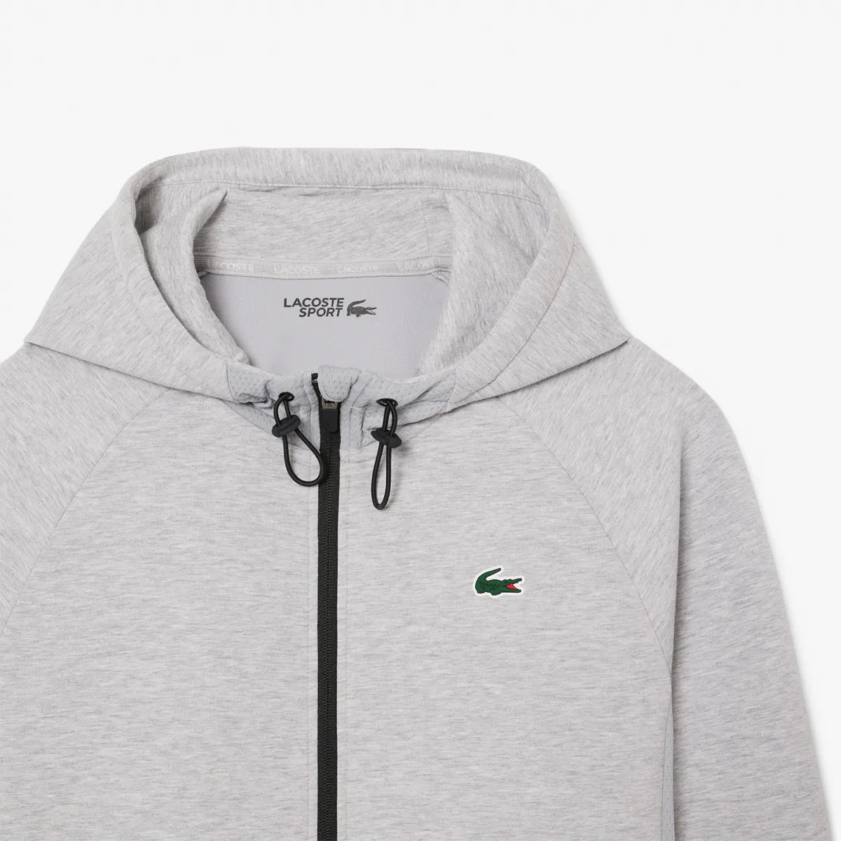 SUDADERA LACOSTE CORE PERFORMANCE CON CAPUCHA FZ MESH