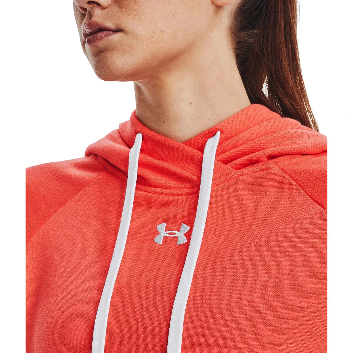 SUDADERA UNDER ARMOUR MUJER RIVAL FLEECE CON CAPUCHA