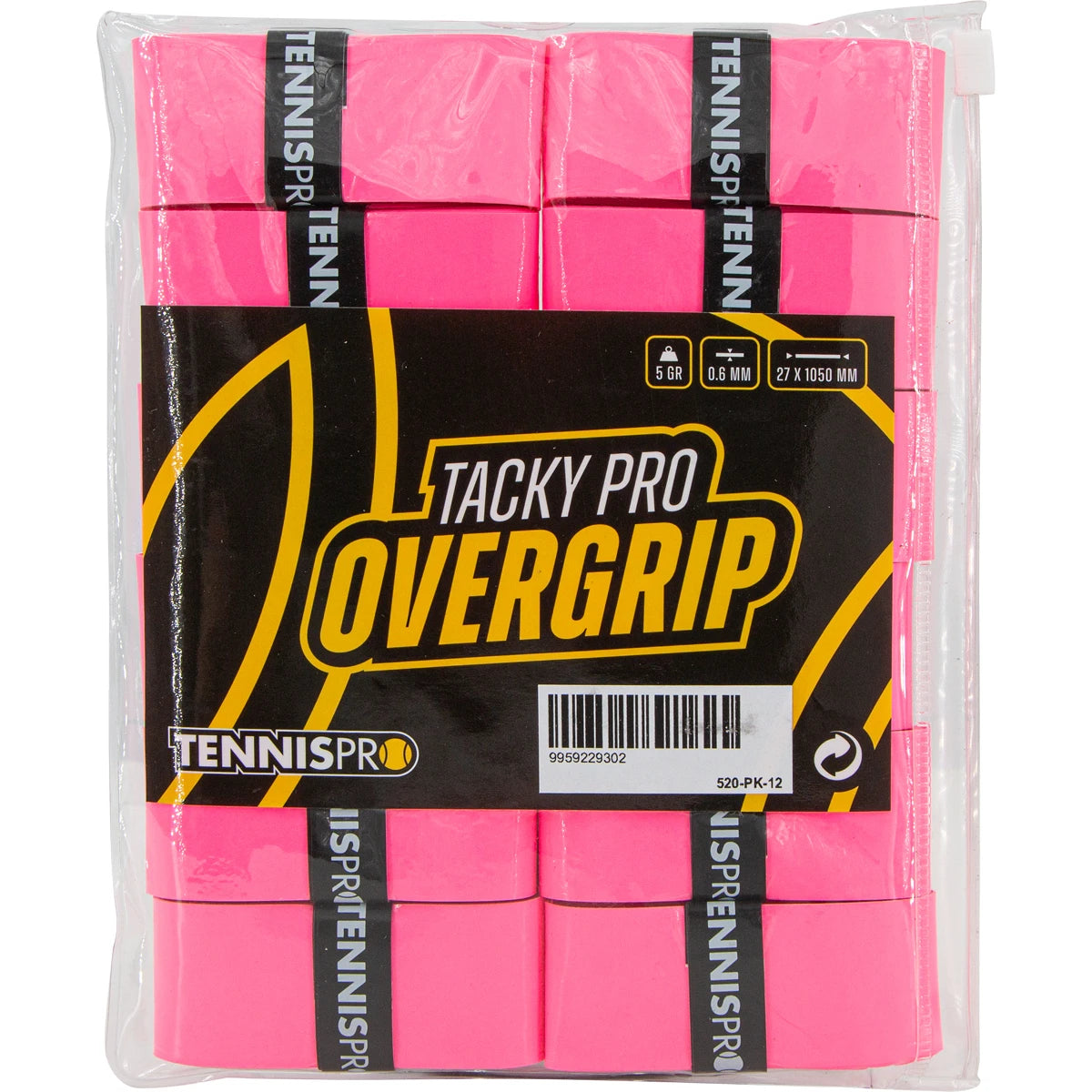 12 SOBREGRIPS TENNISPRO TACKY PRO 2.0
