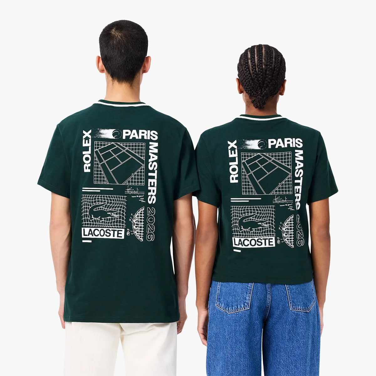 CAMISETA LACOSTE ROLEX PARIS MASTERS GRAPHIC