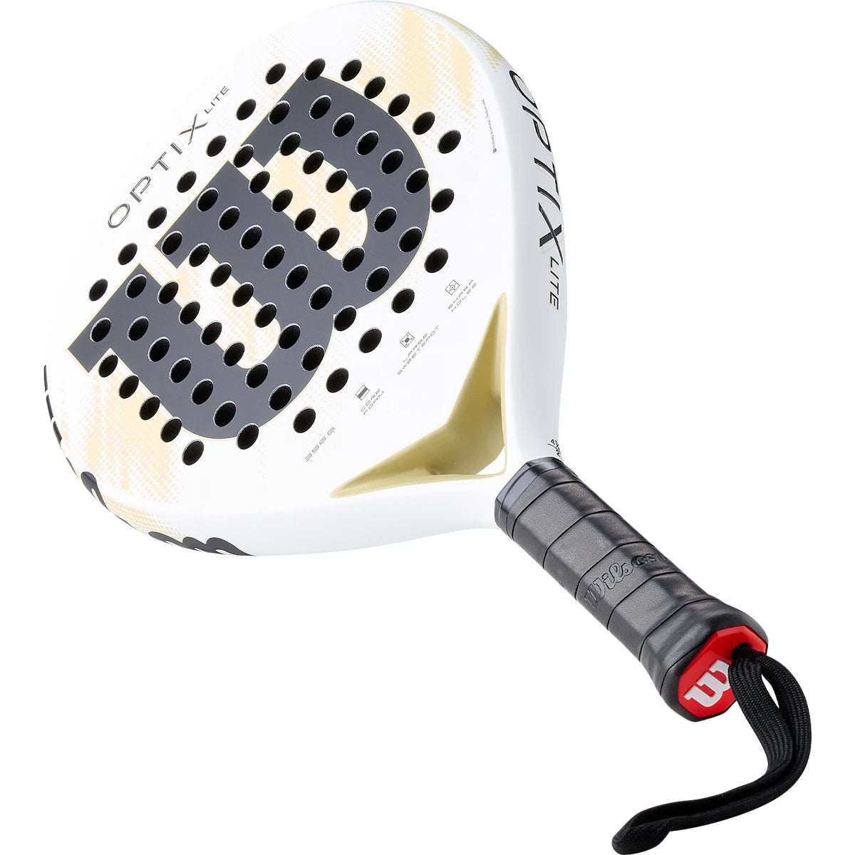 RAQUETA DE PÁDEL WILSON OPTIX V2 LITE WHITE