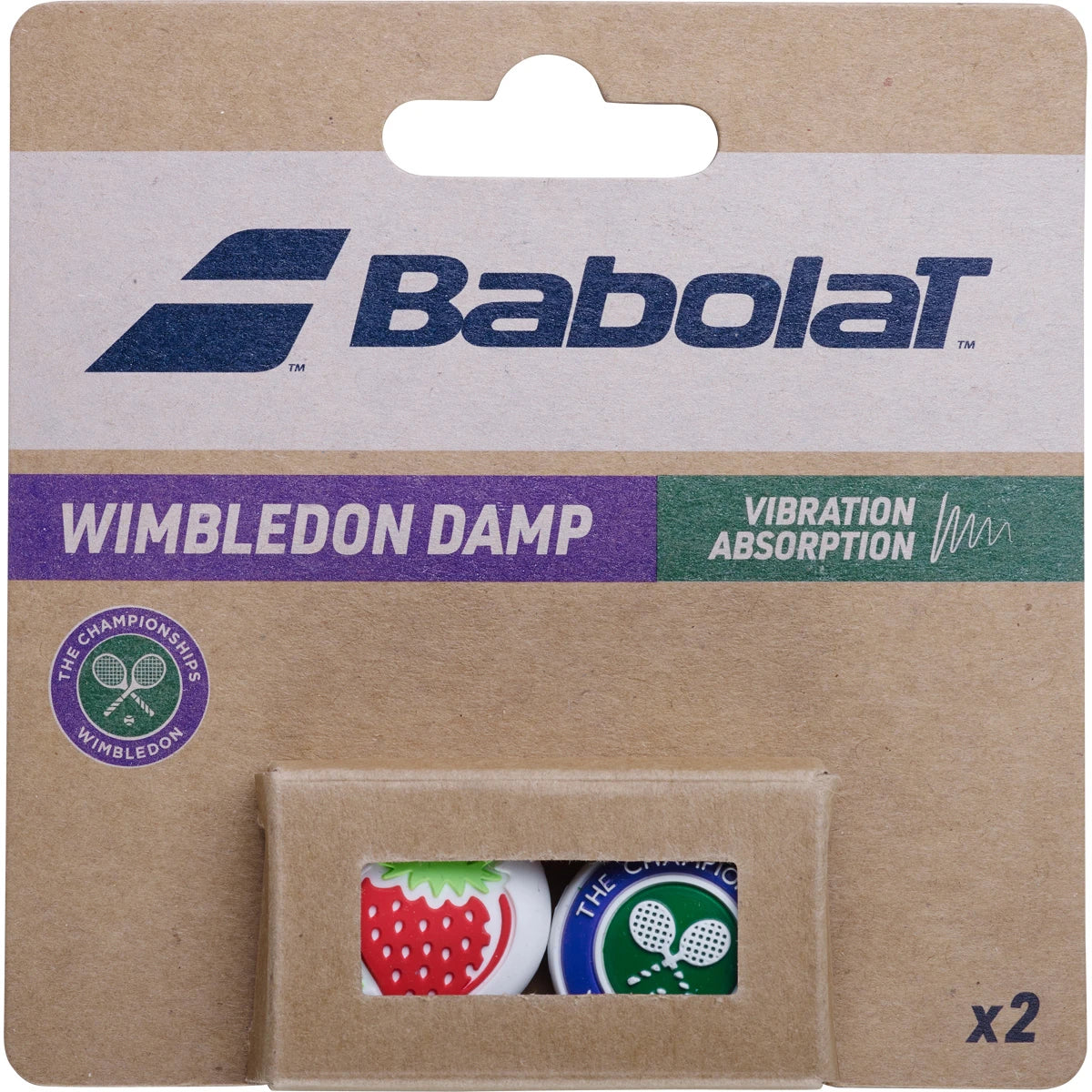 ANTIVIBRADORES BABOLAT WIMBLEDON DAMPENER x2