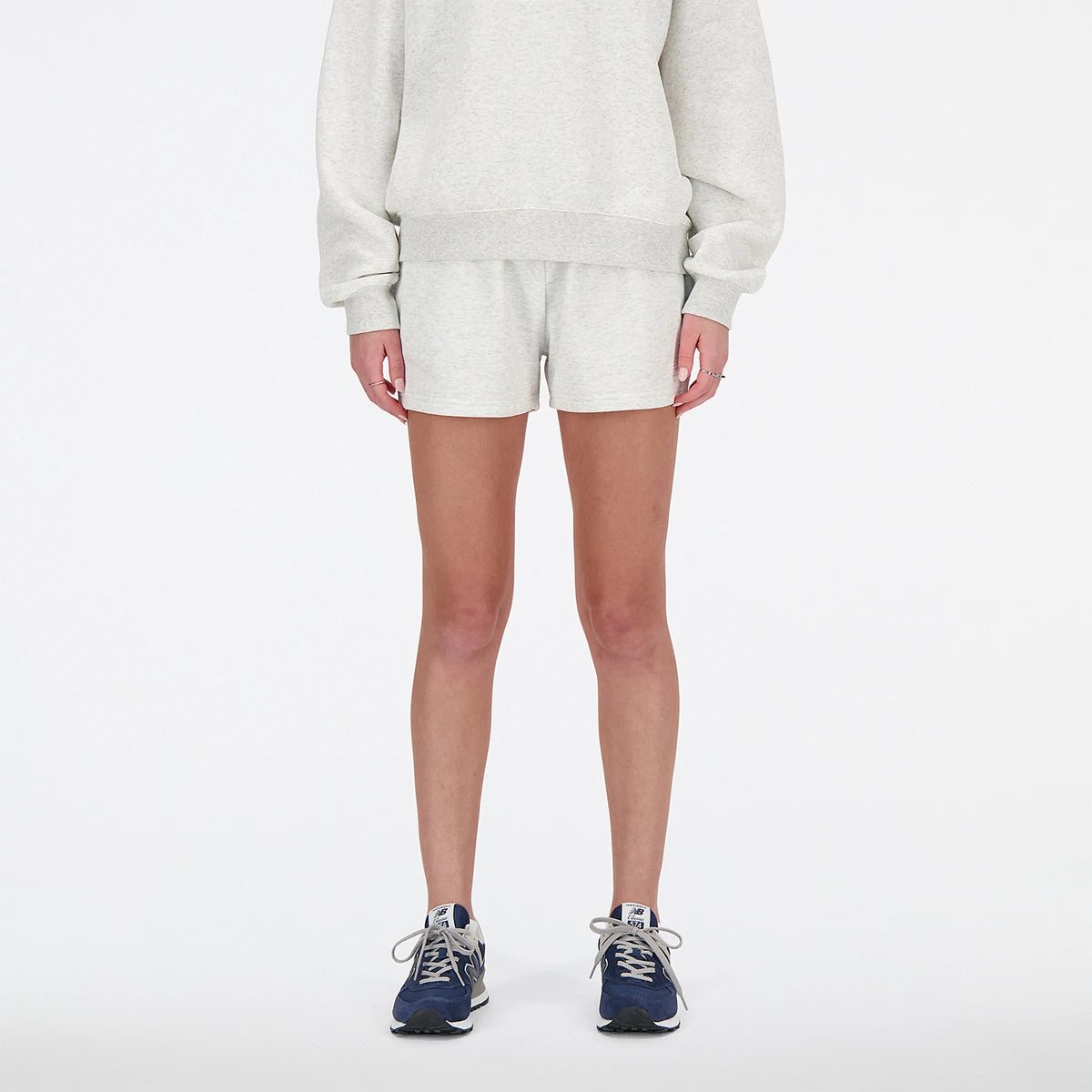 PANTALÓN CORTO NEW BALANCE MUJER FRENCH TERRY