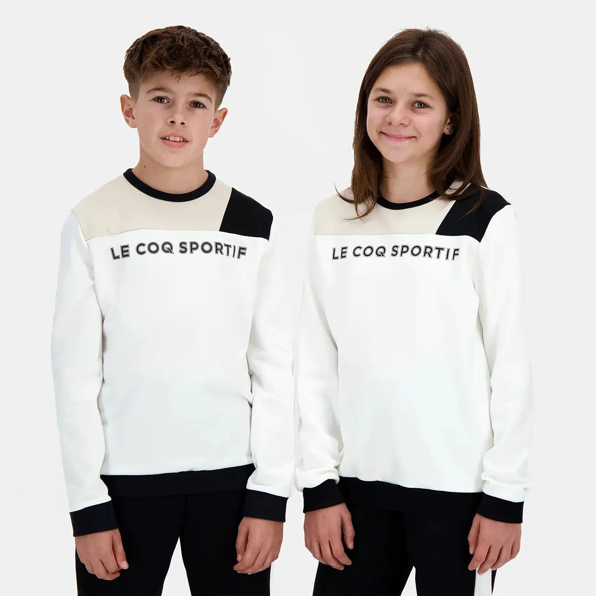 SUDADERA LE COQ SPORTIF JUNIOR GRÁFICA CREW