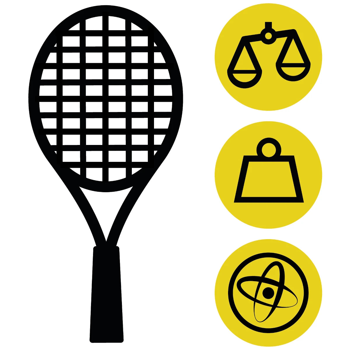 OPCIÓN MEDIDAS ESPEC 5 RAQUETAS TENIS